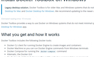 win7下安装docker和Docker Toolbox并进行国内加速